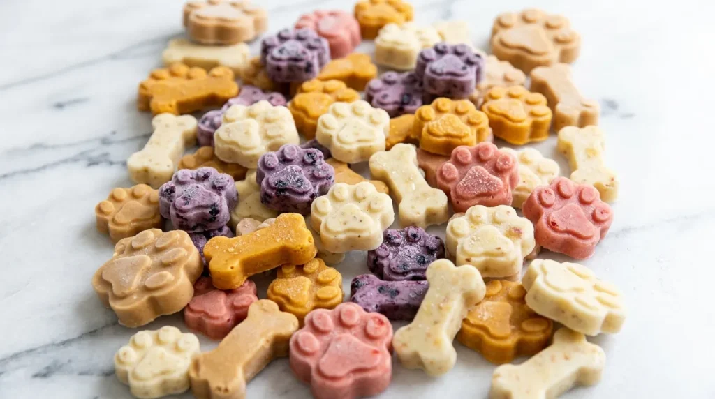 Frozen Dog Treats with Yogurt