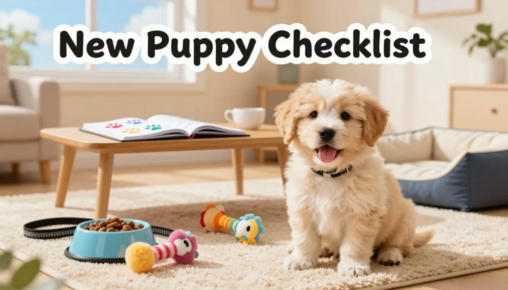 New Puppy Checklist